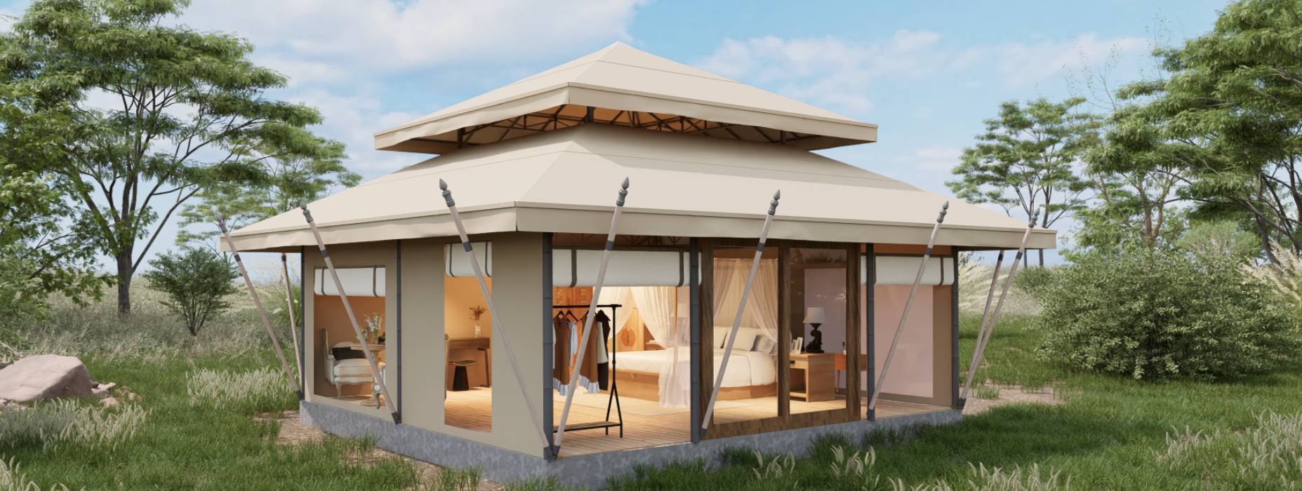 昆明户外野奢帐篷